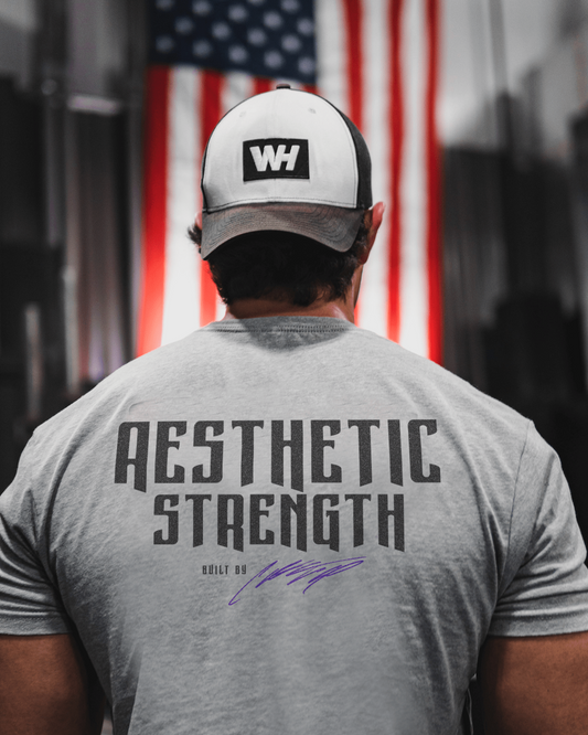 Grey Aesthetic Strength Tee